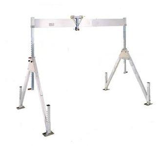 workshop gantry crane / height-adjustable / aluminum