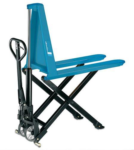 scissor pallet truck / hand / hydraulic / high-lift