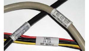 self-laminating label / for cable identification