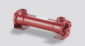 shell and tube heat exchanger / water/oil / copper / for hydraulic applications