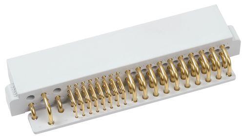 CompactPCI connector / crimp / with stamped contacts