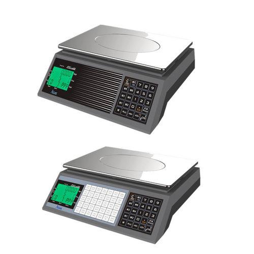 price computing scales / multifunction / with LCD display / with serial interface