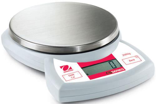 compact scales / precision / with LCD display / stainless steel pan