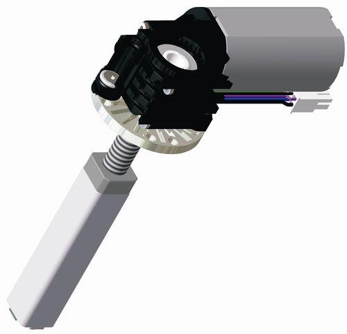 worm screw jack / motorized / for workstation height adjustment / telescopic