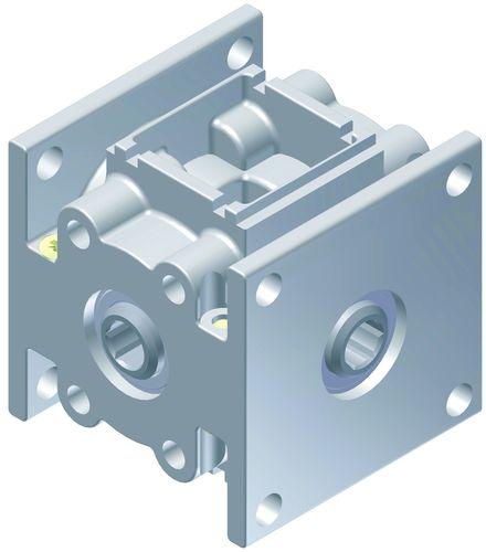 bevel gear reducer / orthogonal / for electric motors