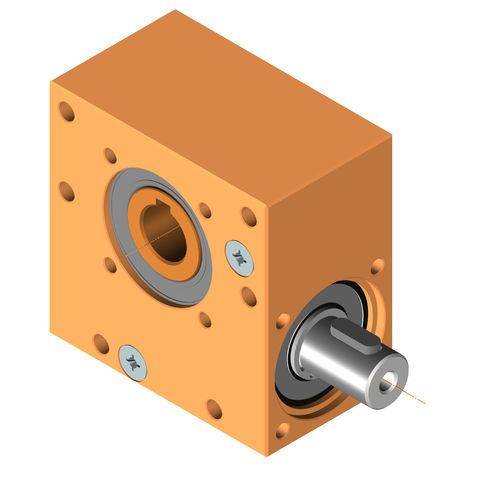 worm gear reducer / orthogonal / compact / for shafts
