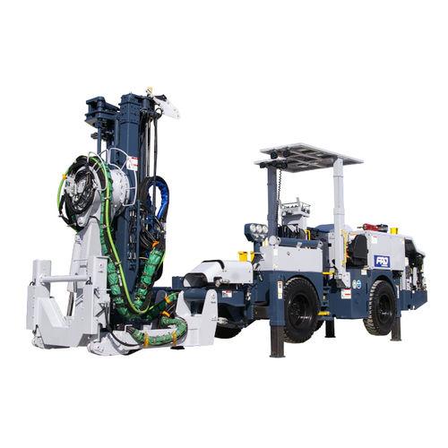 wheeled drilling rig / hydraulic / for underground mining / down-the-hole