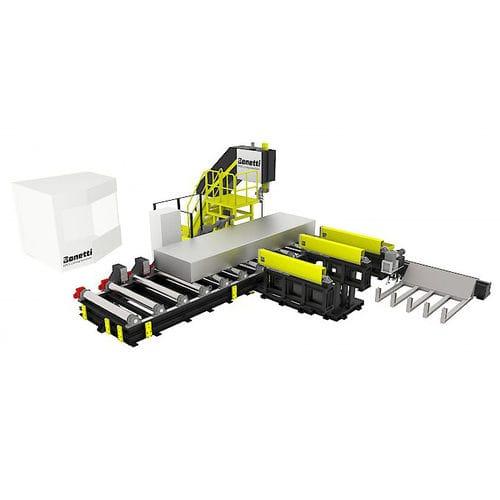 automatic cutting line / with conveyor / with automated loading/unloading