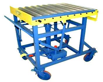 column type lift table / hydraulic / mobile