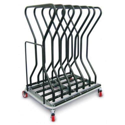 handling cart / platform / for doors / with swivel casters