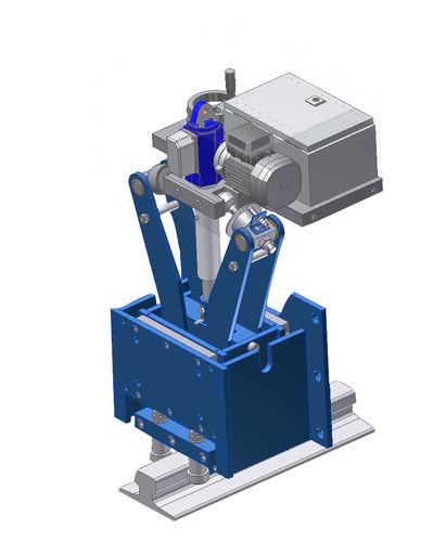storm brake for rail-bound vehicles