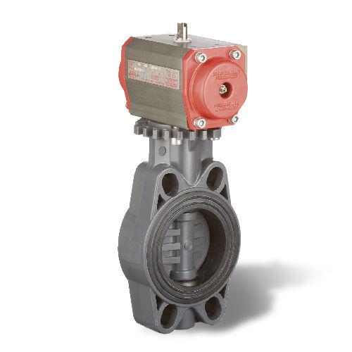 butterfly valve / pneumatic / shut-off / regulating