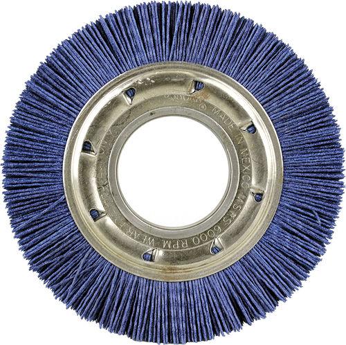 circular brush / for finishing / ceramic fiber