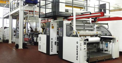 film winder / automatic / for blown film extrusion lines