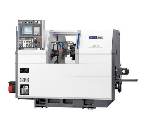 CNC automatic lathe / horizontal / 3-axis / double-spindle