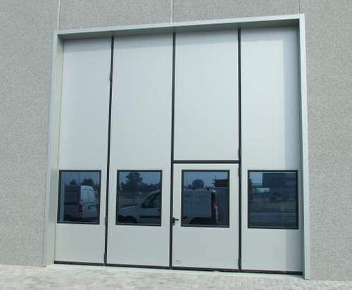folding doors / exterior / industrial / glass