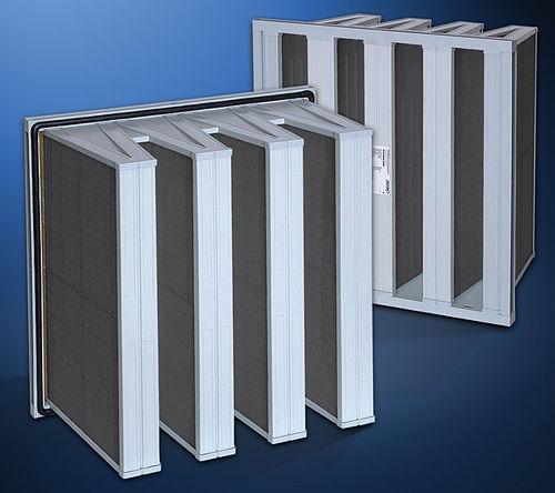 gas filter / air / activated carbon / compact