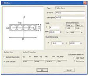 precast column and wall panel design and analysis software