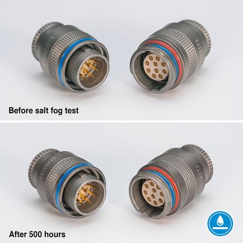 electric connector / aluminium / with corrosion resistant coating / for harsh environments