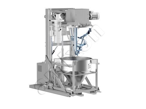 ribbon mixer / batch / vertical / single-shaft