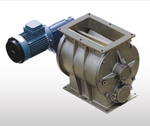 pneumatic conveying rotary valve / square-flange