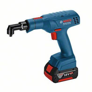 cordless electric screwdriver / right-angle / pistol model / with shut-off clutch