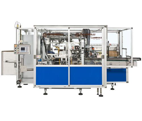 horizontal case packer / automatic / box / hot-melt glue