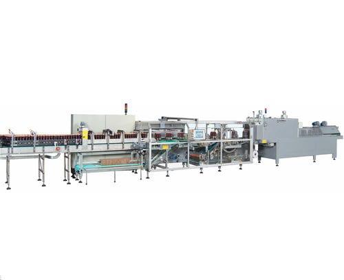 horizontal tray packer / automatic / for cans / for food