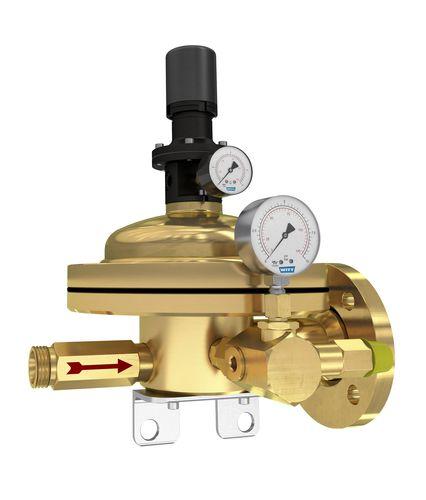 acetylene pressure regulator / dome-loaded / single-stage / brass