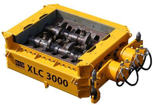 double-shaft shredder / for waste