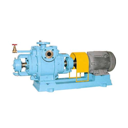 liquid ring vacuum pump / lubricated / single-stage / belt-drive