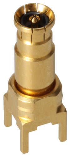 coaxial connector / straight / bayonet / RF