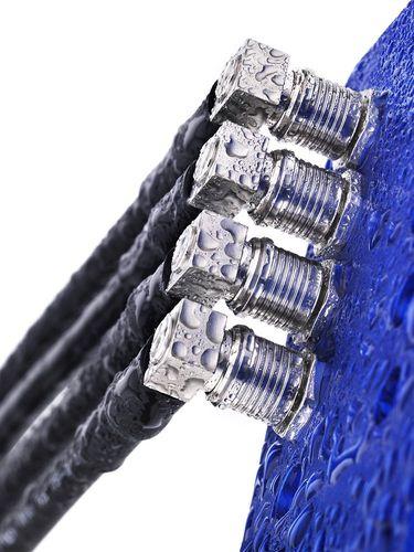 coaxial connector / elbow / female / RF