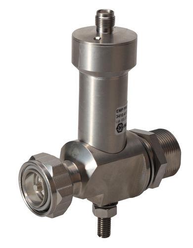 type 1 surge arrester / in-line / telecommunications / T-bias