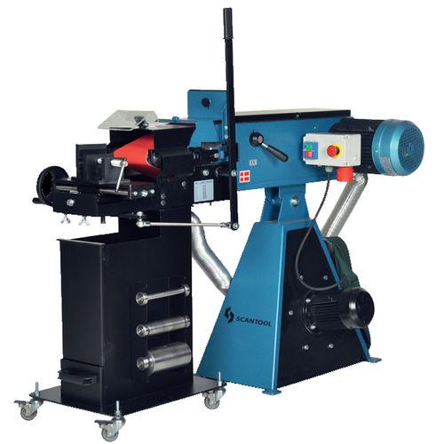 grinding notching machine / electric / tube / with abrasive belt