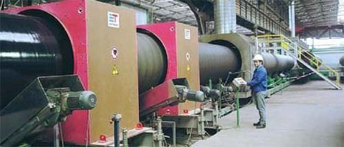 steel pipe coating line