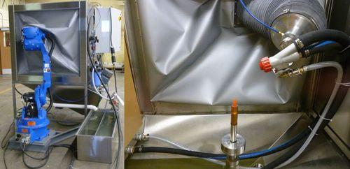 automatic wet blasting machine