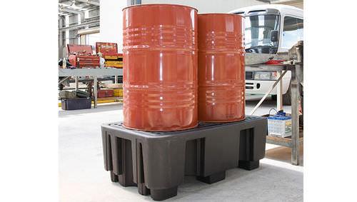 2-drum spill pallet / plastic