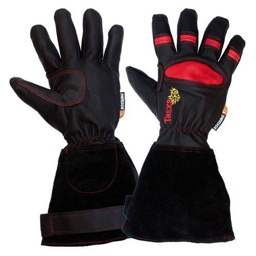 work glove / heat-resistant / anti-cut / leather