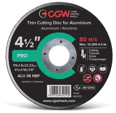 aluminum cutting disc / for non-ferrous metals / for manual grinders