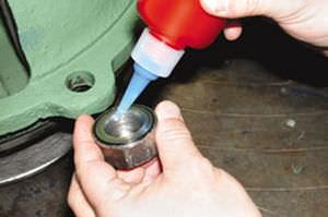 methacrylate adhesive / single-component / anaerobic / industrial