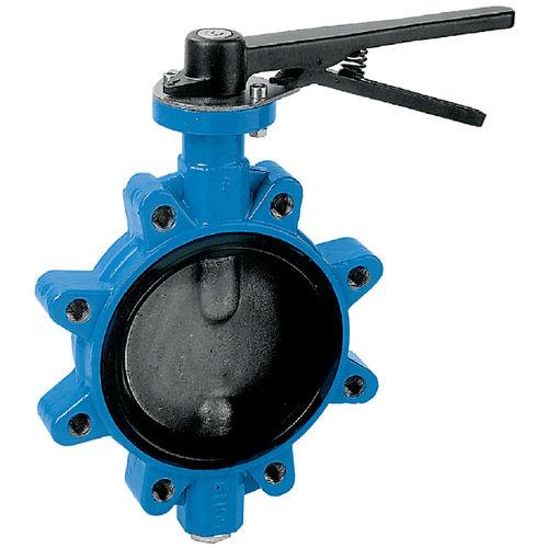 butterfly valve / lever / for water / lug type