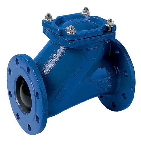 ball check valve / flange / for water / sewage