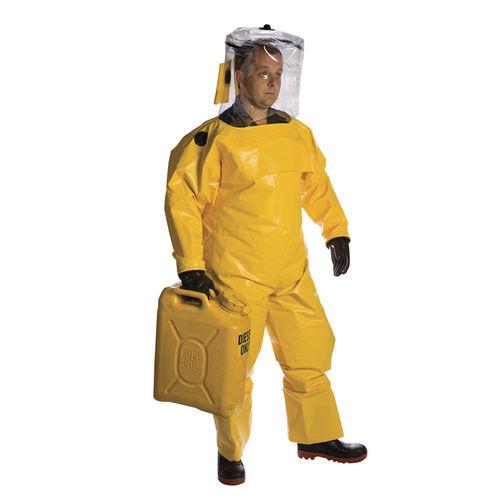 chemical protection coveralls / polyurethane / PVC