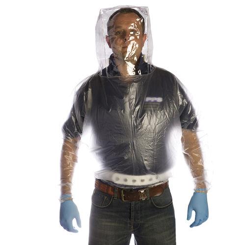 chemical protection coveralls / PVC / disposable