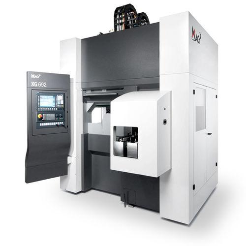 CNC milling-turning center / vertical / double-spindle / compact