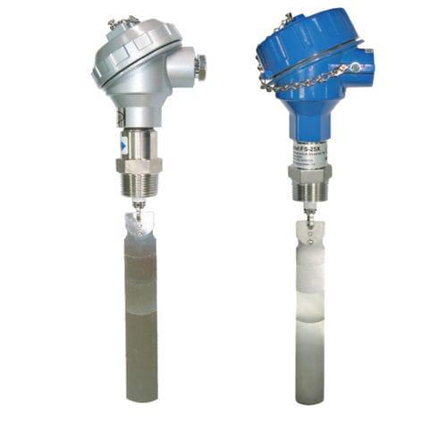 paddle flow switch / for liquids / explosion-proof / stainless steel