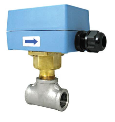 paddle flow switch / for liquids / brass / stainless steel