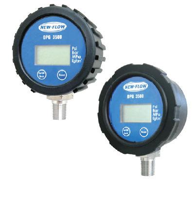 pressure gauge / Bourdon tube / digital / for air / for liquids