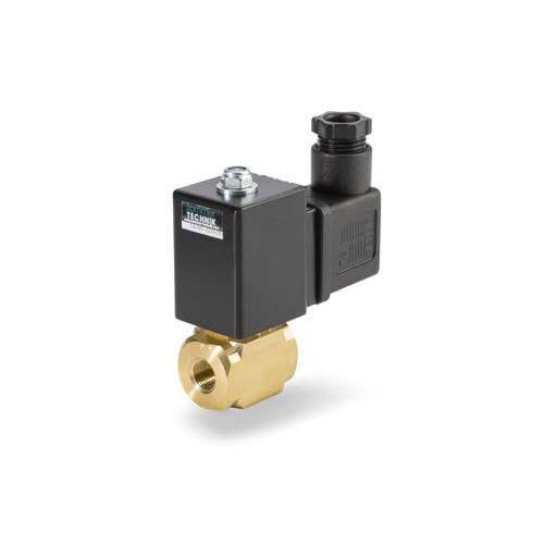 control valve / brass / for lubrication unit / 2/2-way